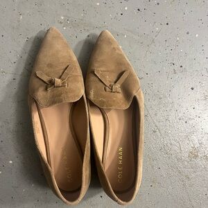 Cole Haan Women's Brown Suede Flats